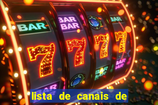 lista de canais de esporte iptv